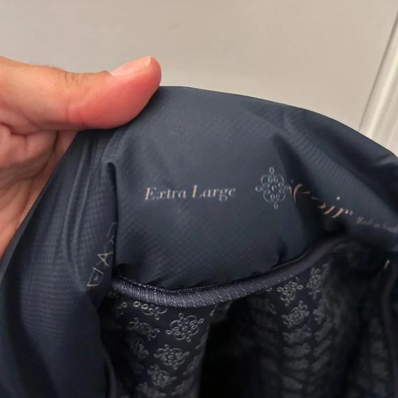 ! Espoir Navy Magic Sleeveless Puffer Vest XL - Picture 6 of 7